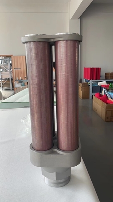 Silenciador XY-40 do filtro do silencioso do compressor de ar da substituição com válvula