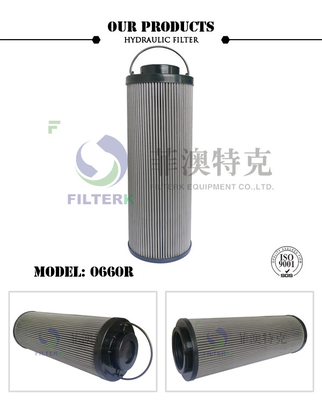 FILTERK Elementos de filtro de óleo hidráulico de substituição 0660R050W-B6 Filtro Hydac