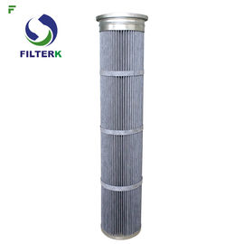 Do filtro industrial superior da poeira do silo de cimento fluxo de ar alto com revestimento de PTFE