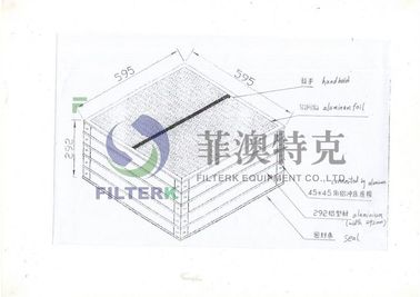 A entrada plissou o filtro do painel 2st 5929010120 peças sobresselentes para compressores centrífugos