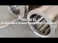 Filterk Anti-corrosião S316 auto-limpeza FITO cartucho de fio de cunha para moedor Zircon