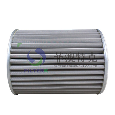 FILTERK G3.0 SS Mesh Media 10μm Cartucho de filtro de gás natural em estações de distribuição