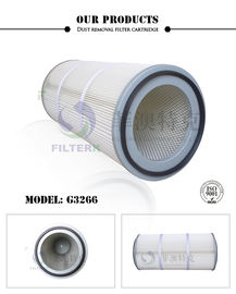 Filtros industriais de dobramento plissados do extrator, filtro em caixa da poeira de 324 * de 213 * 660mm
