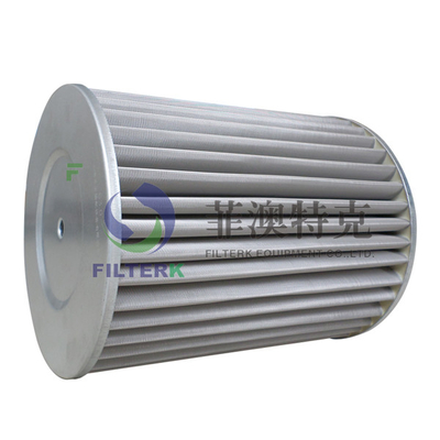 FILTERK G3.0 SS Mesh Media 10μm Cartucho de filtro de gás natural em estações de distribuição