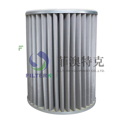 FILTERK G3.0 SS Mesh Media 10μm Cartucho de filtro de gás natural em estações de distribuição