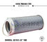 Elementos de filtro hidráulico galvanizados da substituição do tampão de extremidade, filtro hidráulico do trator de 5 mícrons