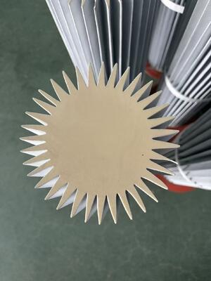 Cartucho de filtro de metal plissado de aço inoxidável de montagem de flange, reutilizável, lavável, elemento de filtro industrial dobrado
