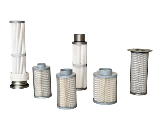 Cartucho de Filtro de Poeira de Alta Eficiência e Cartucho de Filtro de Ar com Baixa Queda de Pressão e Dimensões Personalizáveis