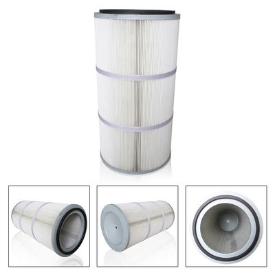 Filtro em caixa de ar do poliéster PTFE de Spunbond cilíndrico